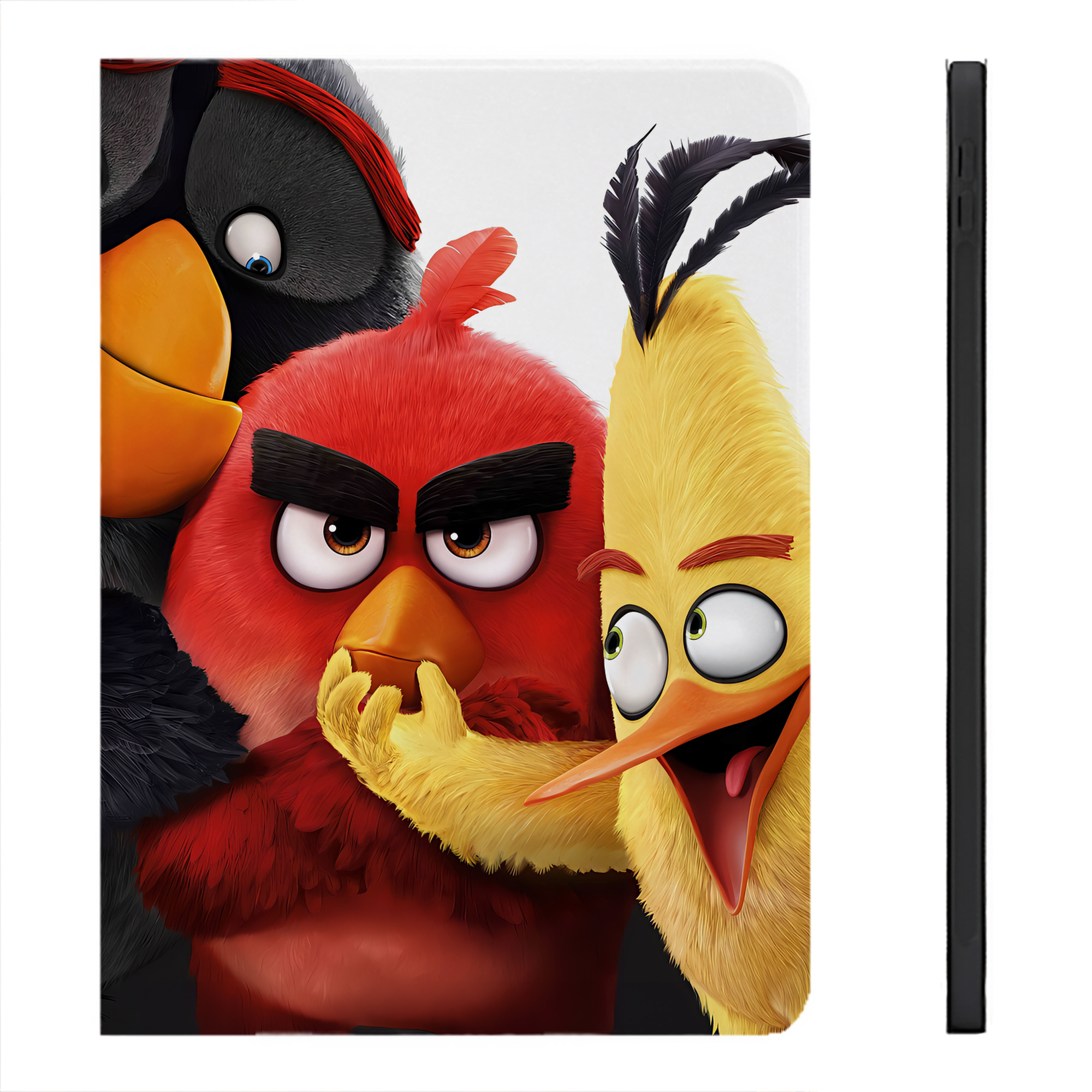 （画像用） Angry Birds アングリーバード IPadケース ペンホルダー付き ブックスタイルデザイン